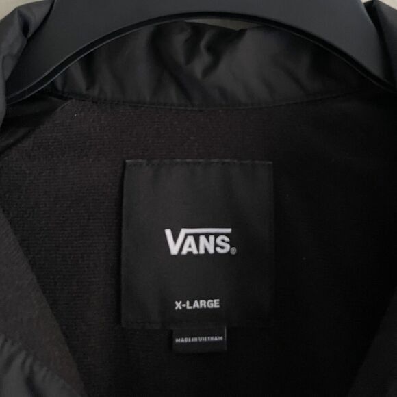 Vans Black Jacket Youth XL Long Sleeve Collared Skateboard Torrey Windbreaker - Picture 10 of 13